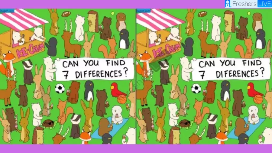 Only Keen observers will be able to spot 7 differences in 10 Seconds